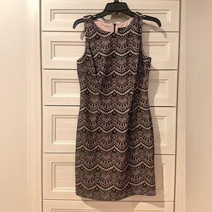 Black lace formal dress, like new